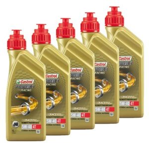 Castrol  5x 1 L Power 1 Racing 4T 5W-40  14EAFF