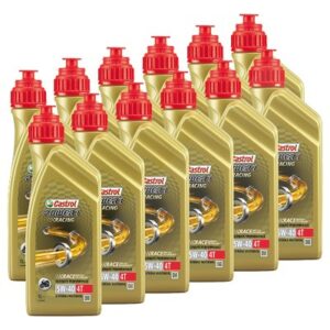 Castrol 12x 1 L Power 1 Racing 4T 5W-40  14EAFF