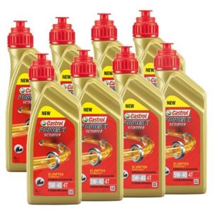 Castrol  8x 1 L Power 1 Scooter 4T 5W-40  154F86