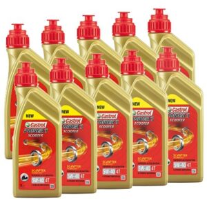 Castrol  10x 1 L Power 1 Scooter 4T 5W-40  154F86