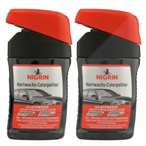 Nigrin  2x 300ml Hartwachs-Colorpolitur schwarz  72944