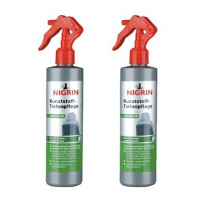 Nigrin 2x 300ml Kunststoff-Tiefenpflege Seidenmatt  74036