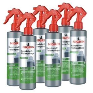 Nigrin 6x 300ml Kunststoff-Tiefenpflege Seidenmatt  74036