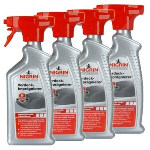 Nigrin 4x 500ml Performance Verdeck-Imprägnierer  74183