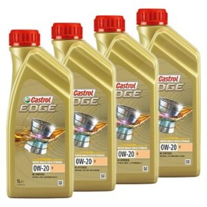 Castrol 4x 1 L EDGE TITANIUM FST 0W-20 V  15BA10