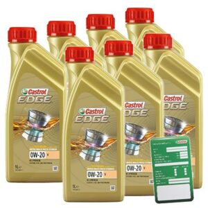 Castrol  7x 1 L EDGE TITANIUM FST 0W-20 V+ Anhänger  DE01675 : 15BA10