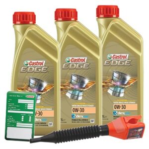 Castrol  3x 1 L EDGE TITANIUM FST 0W-30+Anhänger+Tr  DE01675 : 1533F3 : 3050