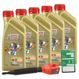 Castrol  5x 1 L EDGE TITANIUM FST 0W-30+Anhänger+Tr  DE01675 : 3050 : 1533F3