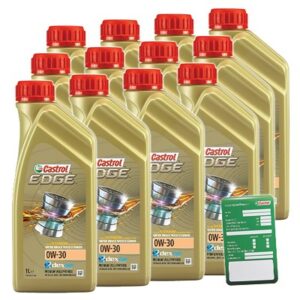 Castrol  12x 1 L EDGE TITANIUM FST 0W-30 + Anhänger  1533F3 : DE01675