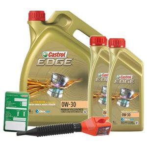 Castrol 7 L EDGE TITANIUM FST 0W-30 + Anhänger + Trichter  DE01675 : 1533DD : 3050 : 1533F3