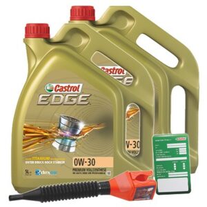 Castrol 10 L EDGE TITANIUM FST 0W-30 + Anhäger + Trichter  DE01675 : 1533DD : 3050