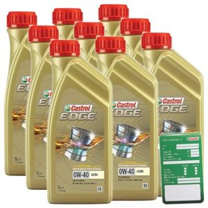 Castrol  9x 1 L EDGE TITANIUM FST 0W-40 A3/B4+Anhän  15336D : DE01675