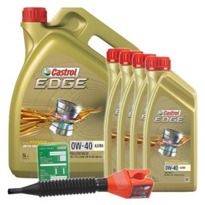 Castrol 9 L EDGE TITANIUM FST 0W-40 A3/B4 + Ölw.Anhänger  15337F : 3050 : 15336D : DE01675