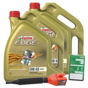 Castrol 10 L EDGE TITANIUM FST 0W-40 A3/B4 + Ölw.Anhänger  15337F : 3050 : DE01675