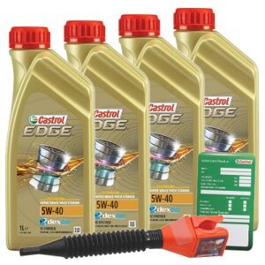 Castrol  4x 1 L EDGE TITANIUM FST 5W-40+Anhänger+Tr  1535FA : 3050 : DE01675