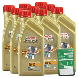 Castrol  9x 1 L EDGE TITANIUM FST 5W-40 + Anhänger  1535FA : DE01675