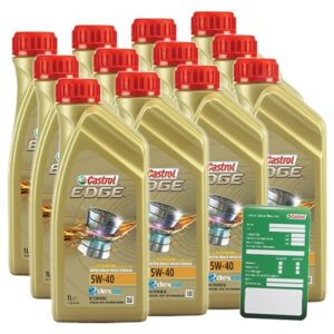 Castrol  12x 1 L EDGE TITANIUM FST 5W-40 + Anhänger  1535FA : DE01675