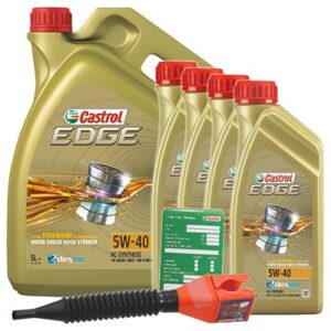 Castrol 9 L EDGE TITANIUM FST 5W-40 + Anhänger + Trichter  DE01675 : 3050 : 1535F1 : 1535FA