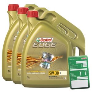 Castrol  15 L EDGE TITANIUM FST 5W-30 LL + Anhänger  DE01675 : 15669E