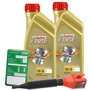 Castrol  2x 1 L EDGE TITANIUM FST 5W-30 LL + Anhäng  3050 : DE01675 : 15665F