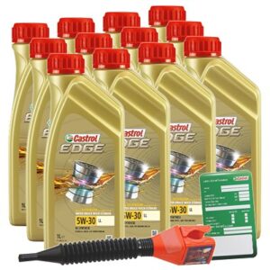 Castrol  12x 1 L EDGE TITANIUM FST 5W-30 LL + Anhän  15665F : DE01675 : 3050