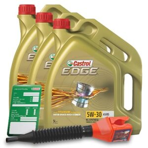 15 L EDGE 5W-30 A5/B5 + Ölwechsel-Anhänger + Einfülltrichter 15F685