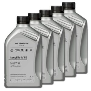 5x 1 L MOTORÖL 0W-20 Longlife IV FE Group GS60577M2EUR