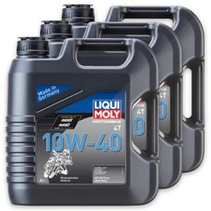 3x 4 L MOTORÖL Motorbike 4T 10W-40 3046