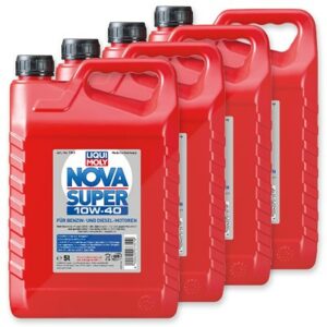 4x 5 L MOTORÖL Nova Super 10W-40 7351