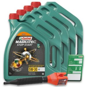 20 L Magnatec 5W-30 A5 + Ölwechsel-Anhänger + Einfülltrichter 15F909