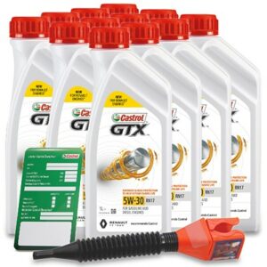 12x 1 L GTX 5W-30 RN17 + Ölwechsel-Anhänger + Einfülltrichter 15F6E4