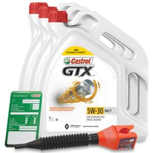 15 L GTX 5W-30 RN17 + Ölwechsel-Anhänger + Einfülltrichter 15F6E5