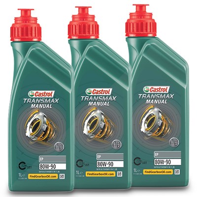 3x 1 L TRANSMAX Manual EP 80W-90 15F1F2