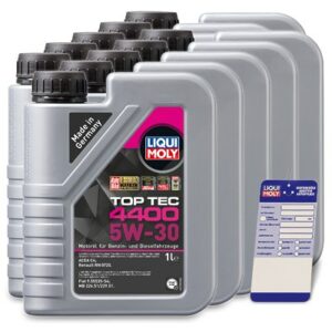 10x 1 L Top Tec 4400 5W-30 + Ölwechsel-Anhänger 3750