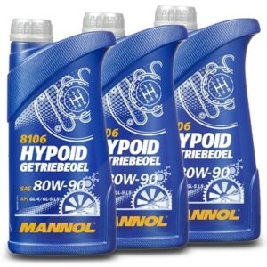 3x 1 L Hypoid Getriebeoel 80W-90 API GL-4/GL-5 LS (Limited Slip) MN8106-1