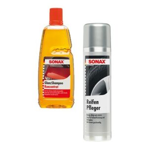 Sonax 1x 400ml ReifenPfleger + 1 L GlanzShampoo  04353000 : 03143000