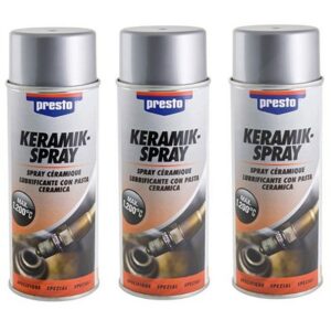 Presto 3x 400ml Keramik-Spray weiß 157073