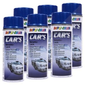 Dupli color 6x 400ml Car's Metallic-Lack azurblau  706837