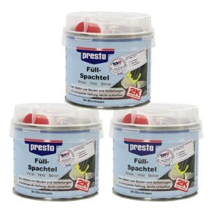 Presto  3x 250gr Füllspachtel  600054