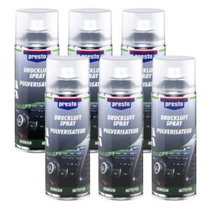 Presto  6x 400ml Druckluftspray  258312