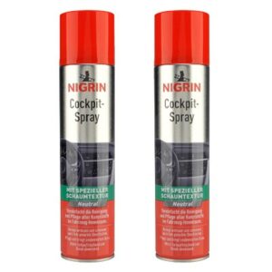 Nigrin 2x 400ml Cockpit-Spray Neutral  74156