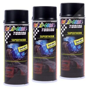 Dupli color 3x 400ml Supertherm black 800°C 191794