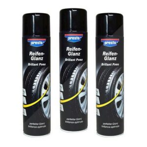 Presto  3x 600ml Reifenglanz Spray  383458