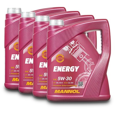 4x 5 L Energy 5W-30 MN7511-5