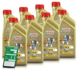 Castrol  8x 1 L EDGE TITANIUM FST 5W-30 C3+Anhänger  15530C : DE01675