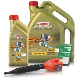 Castrol 6 L EDGE TITANIUM FST 5W-30 C3+ Ölwechsel-Anhänger  DE01675 : 1552FD : 15530C : 3050