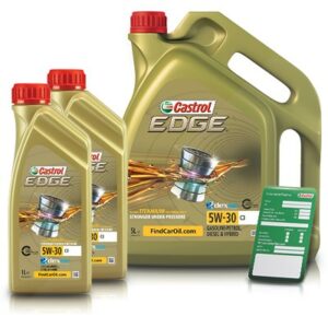 Castrol  7 L EDGE TITANIUM FST 5W-30 C3 + Anhänger  15530C : 1552FD : DE01675