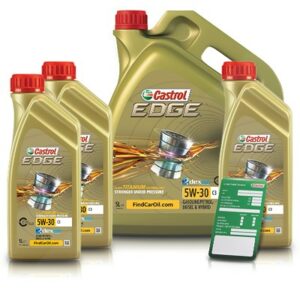 Castrol 8 L EDGE TITANIUM FST 5W-30 C3+ Ölwechsel-Anhänger  DE01675 : 15530C : 1552FD