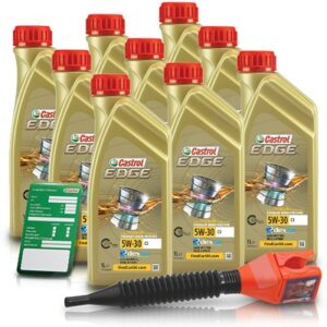 Castrol  9x 1 L EDGE TITANIUM FST 5W-30 C3 + Anhäng  15530C : DE01675 : 3050