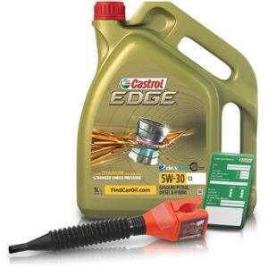 Castrol 5 L EDGE TITANIUM FST 5W-30 C3+ Ölwechsel-Anhänger  1552FD : DE01675 : 3050